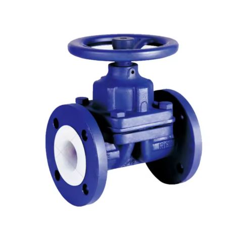 PFA Cast Iron Astm A48 Cl. 30 Diaphragm Valve in saudi arabia